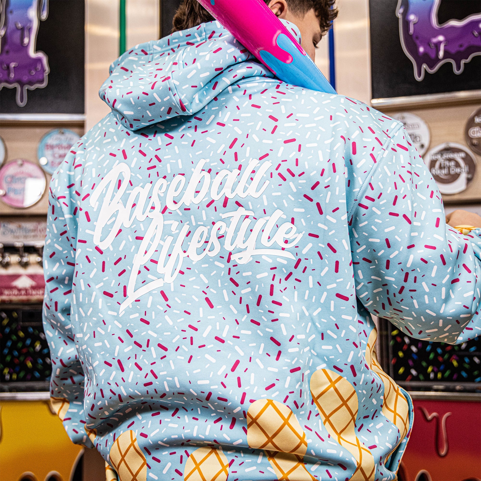 Ice Cream Hoodie - Cotton Candy