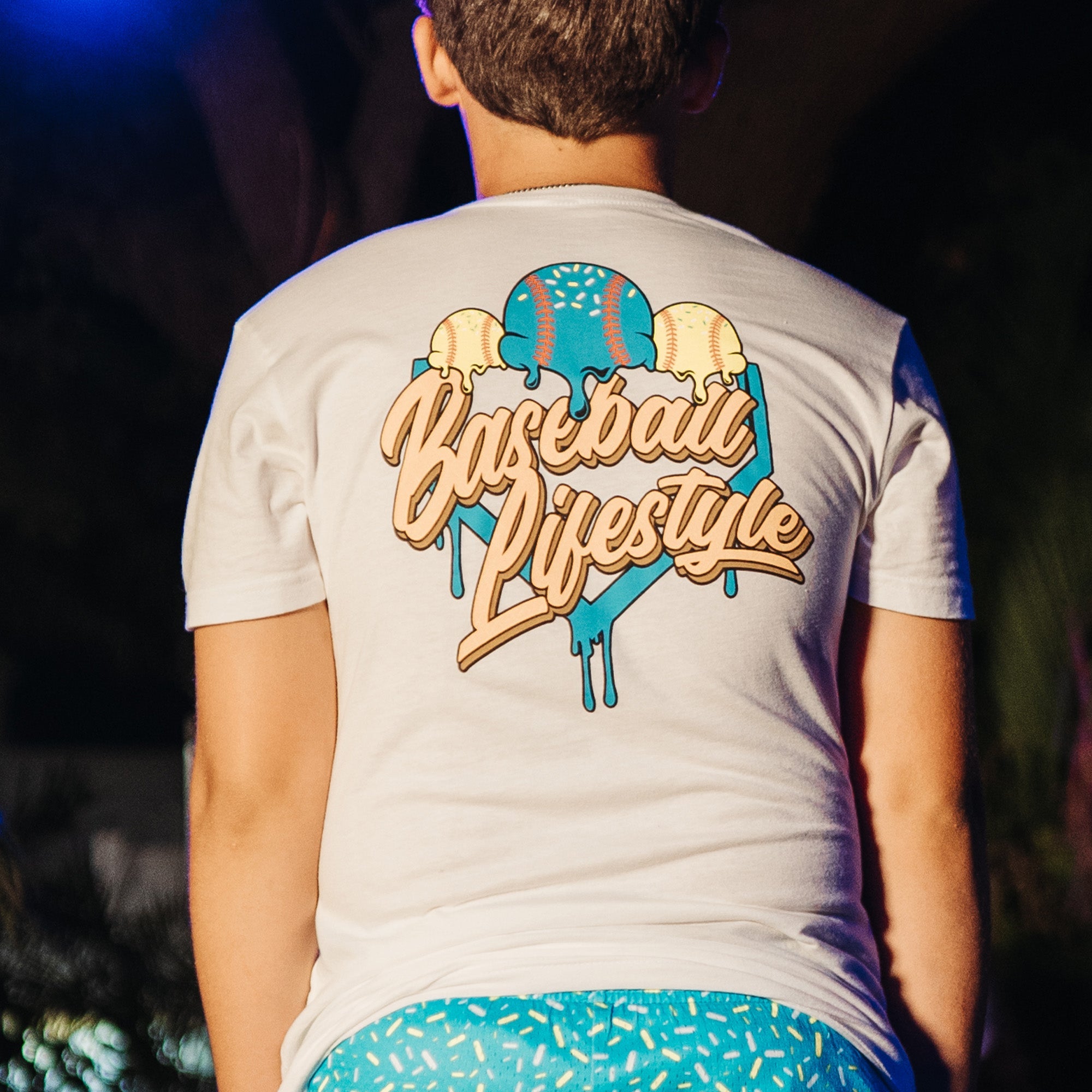 Ice Cream Tee - Blueberry Lemonade