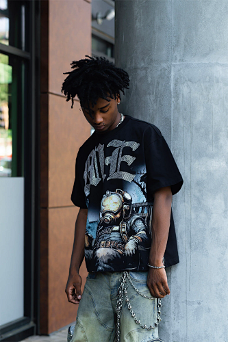 Mixed Emotion Illustrated Graphic Tee