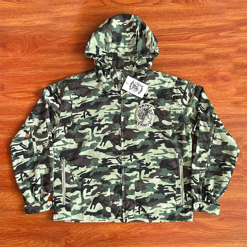 SAINT VANITY  Trendy Camouflage Casual Wear Set