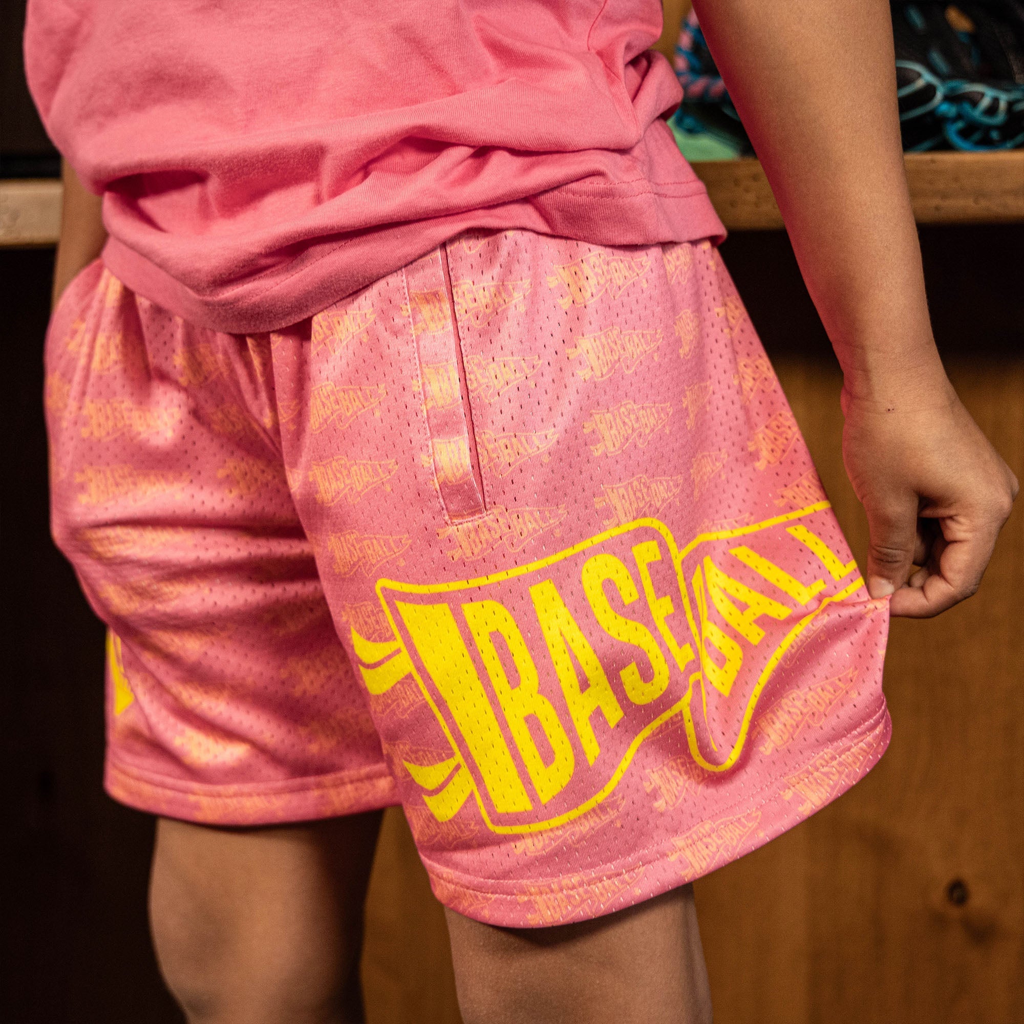 Pennant Shorts - Pink Lemonade