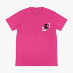 Smiley Slugger Tee - Pink