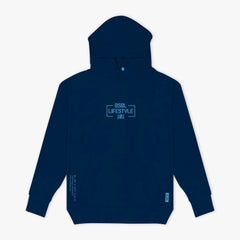 Off-Field Performance Hoodie - Navy/Light Blue