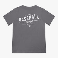 BSBL Wave Youth Tee - Cool Gray