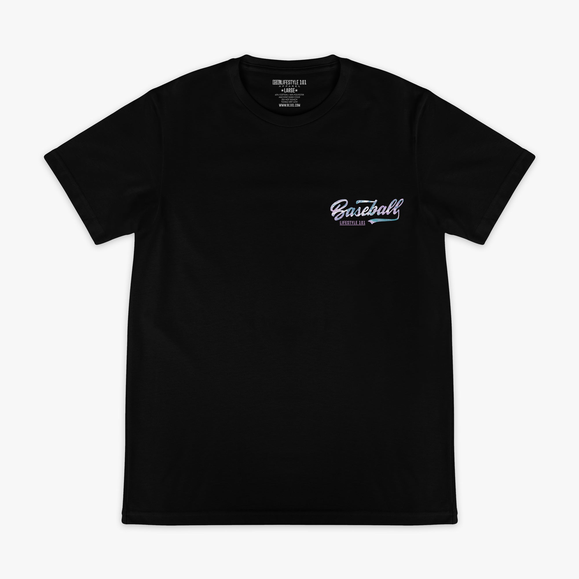 Realtree Established Tee - Black/Aspect-Lavender