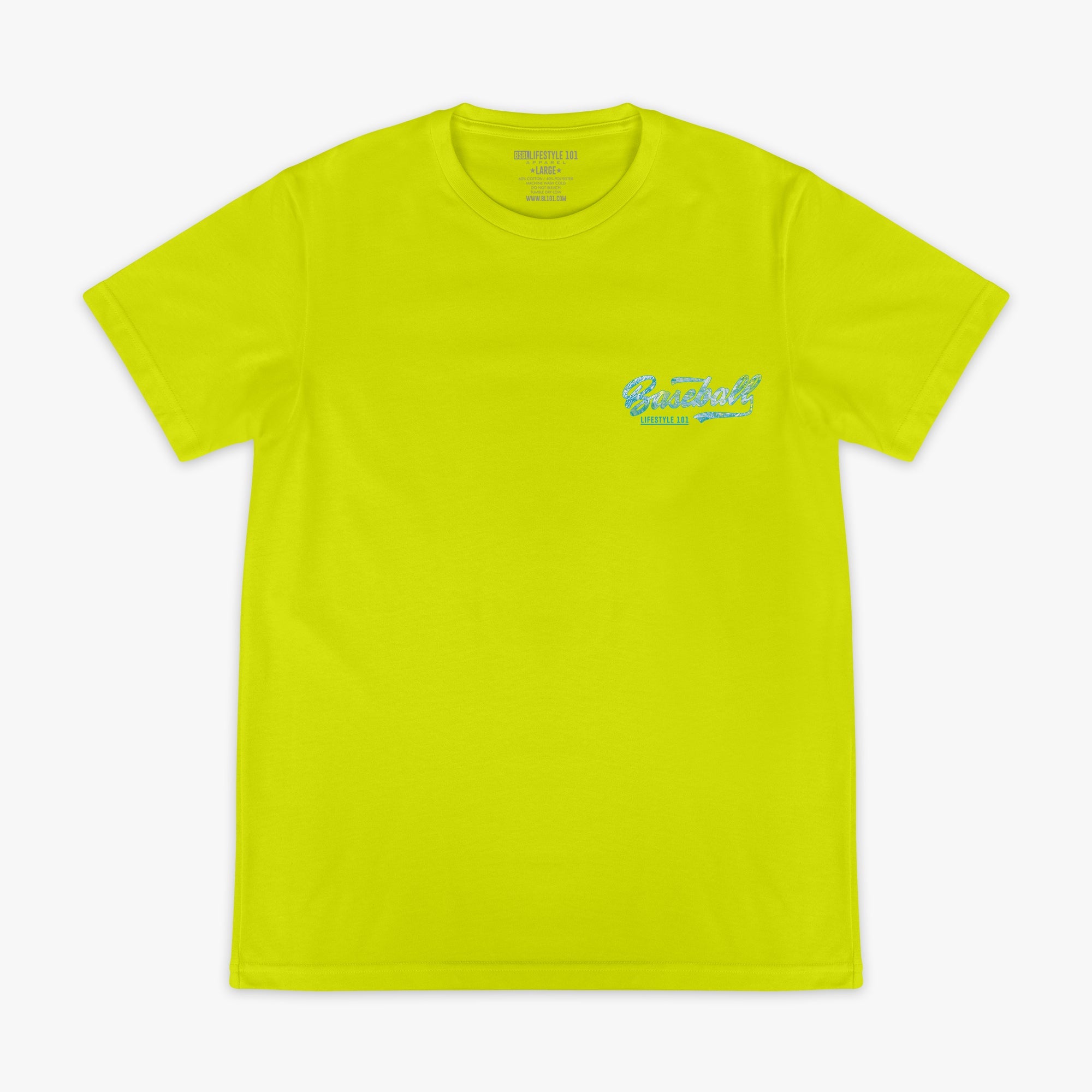 Realtree Established Tee - Bright Yellow/Aspect-Teal