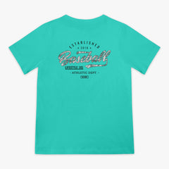 Realtree Established Youth Tee - Teal/Aspect-Arctic