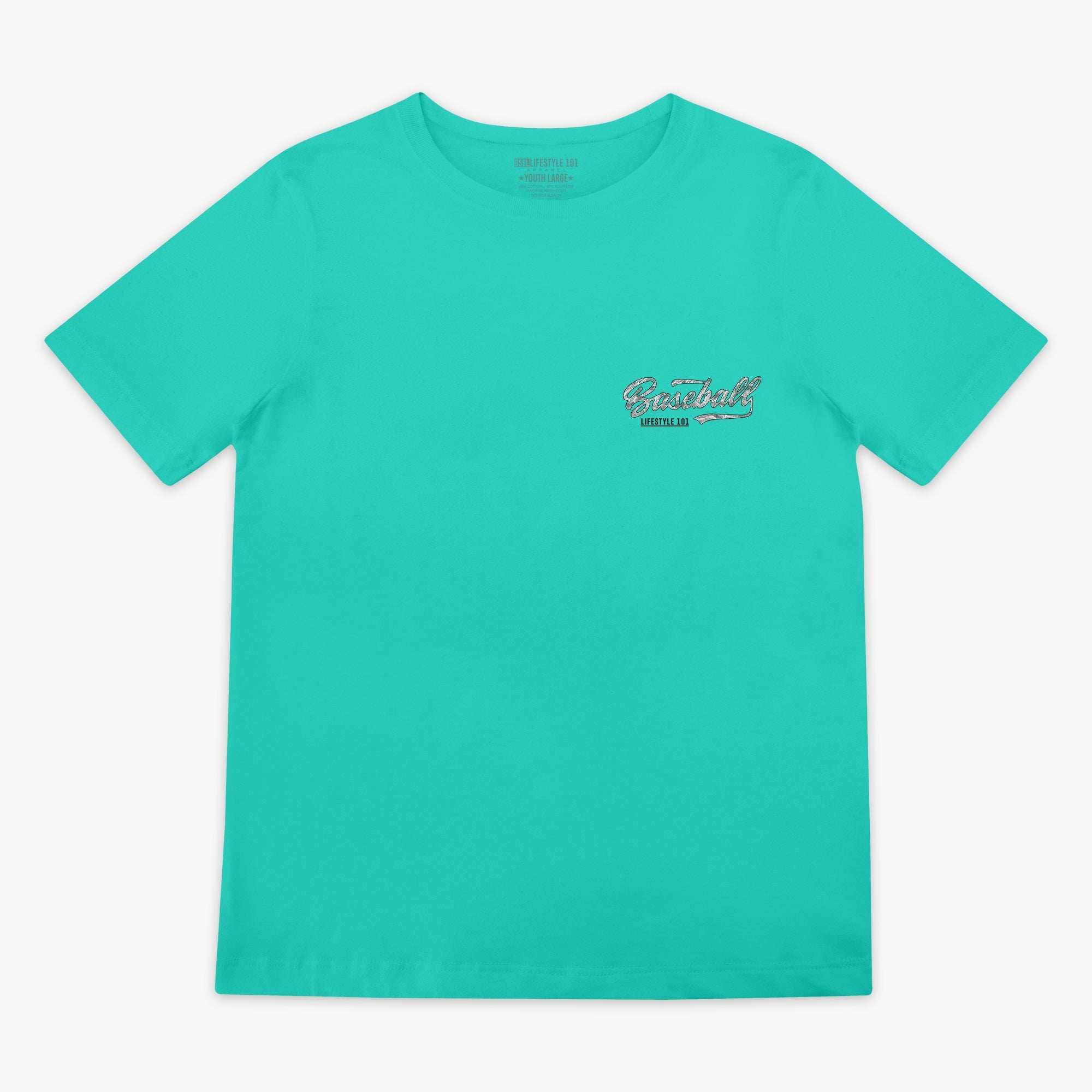 Realtree Established Youth Tee - Teal/Aspect-Arctic