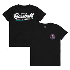 Splatter Established Youth Tee - Black/White