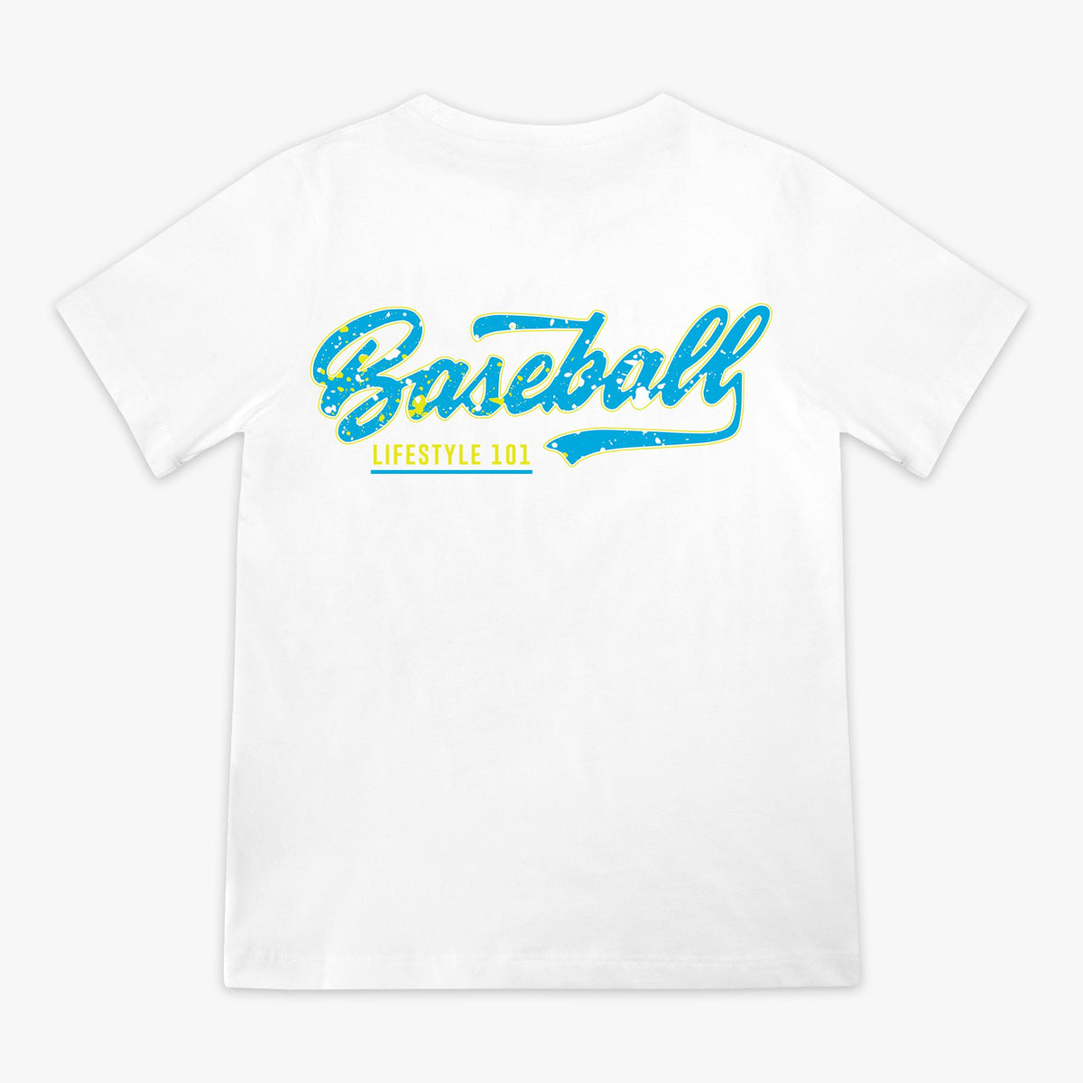 Splatter Established Youth Tee - White