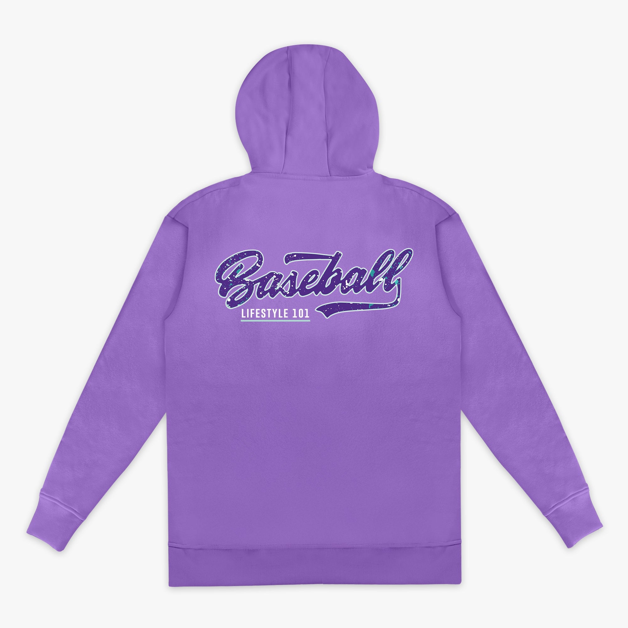 Splatter Hoodie - Purple