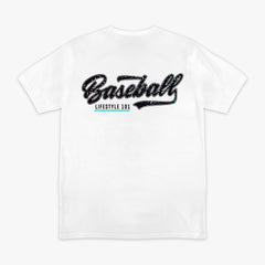 Splatter Established Tee - White/Galaxy