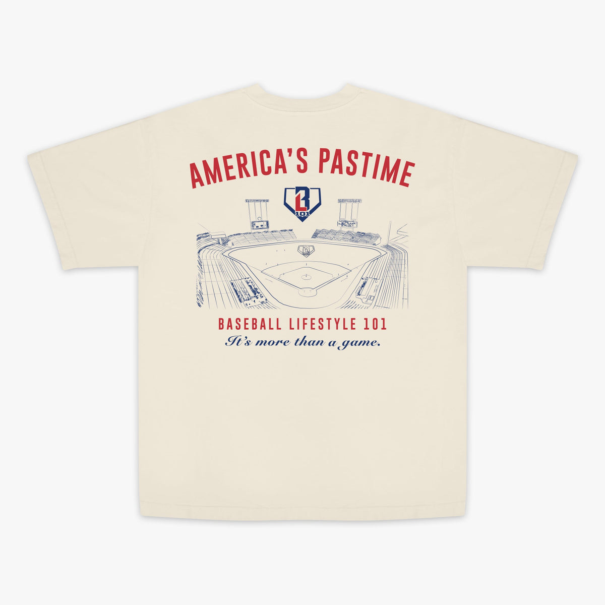 Stadium Relaxed Tee - Bone