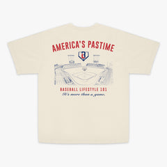 Stadium Relaxed Tee - Bone