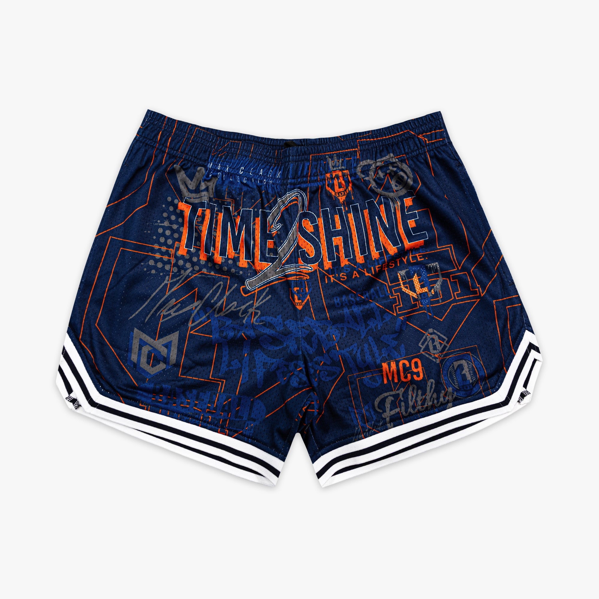 Time 2 Shine Icons Youth Court Shorts - Navy