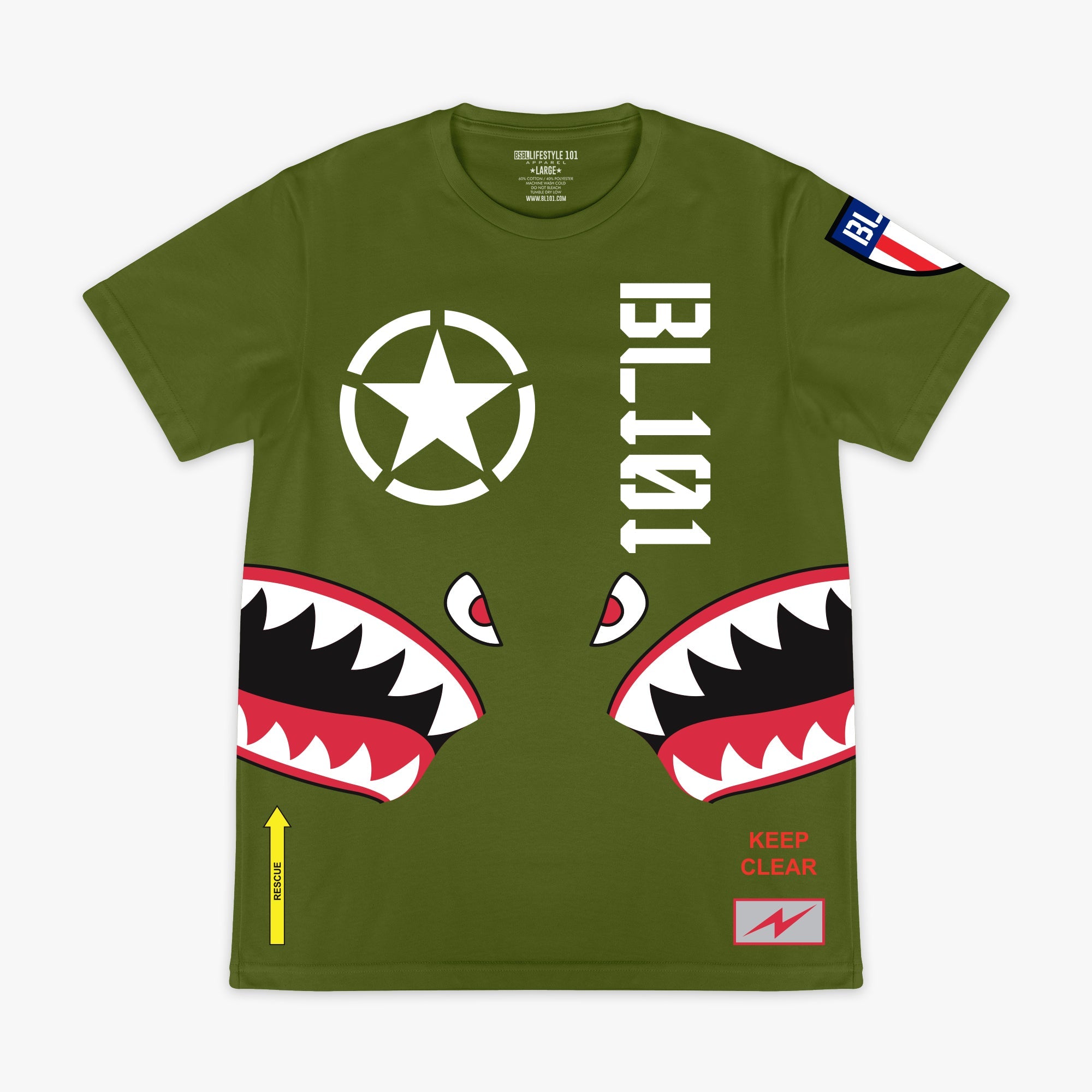 Unit 101 Tee - Army Green