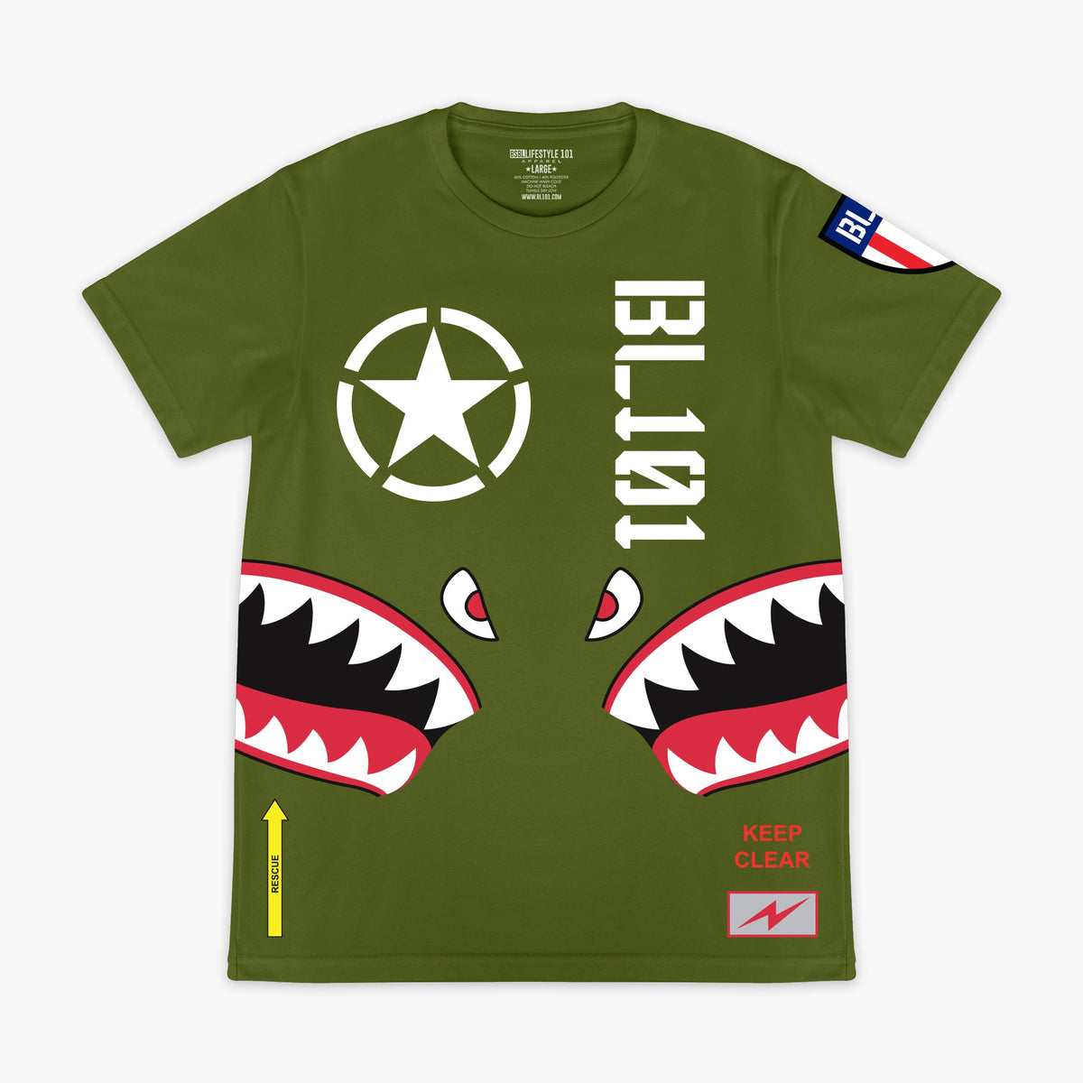 Unit 101 Tee - Army Green