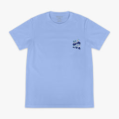 Wave Tee - Cotton Candy Blue