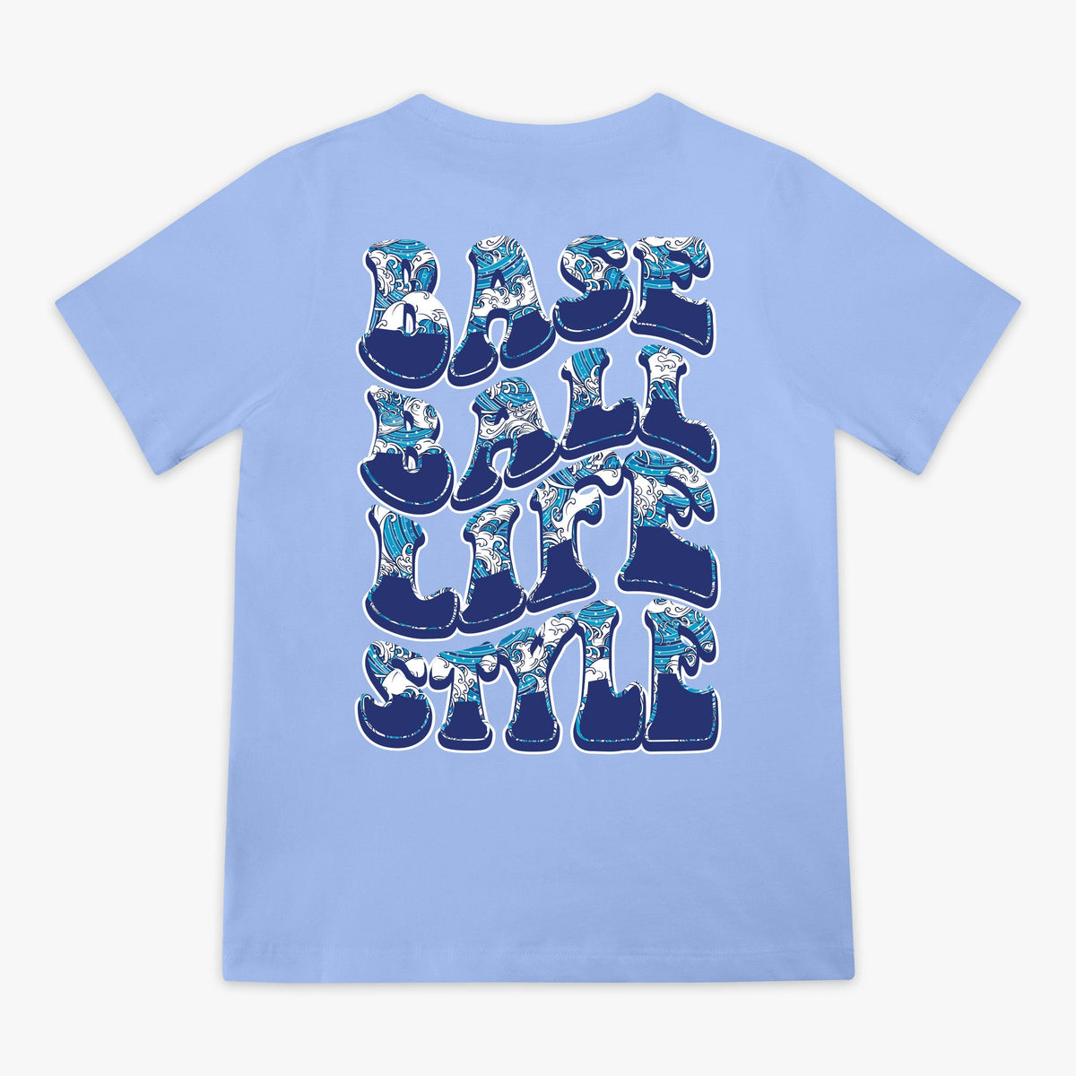 Wave Youth Tee - Cotton Candy Blue