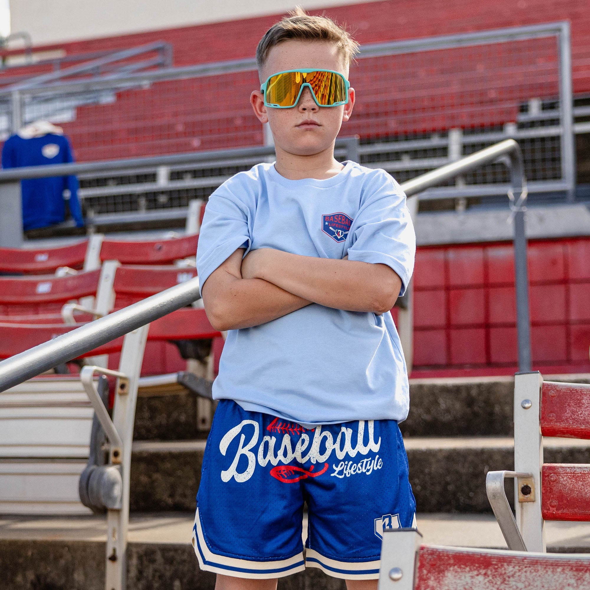 Baseball Champions Youth Tee - Blue