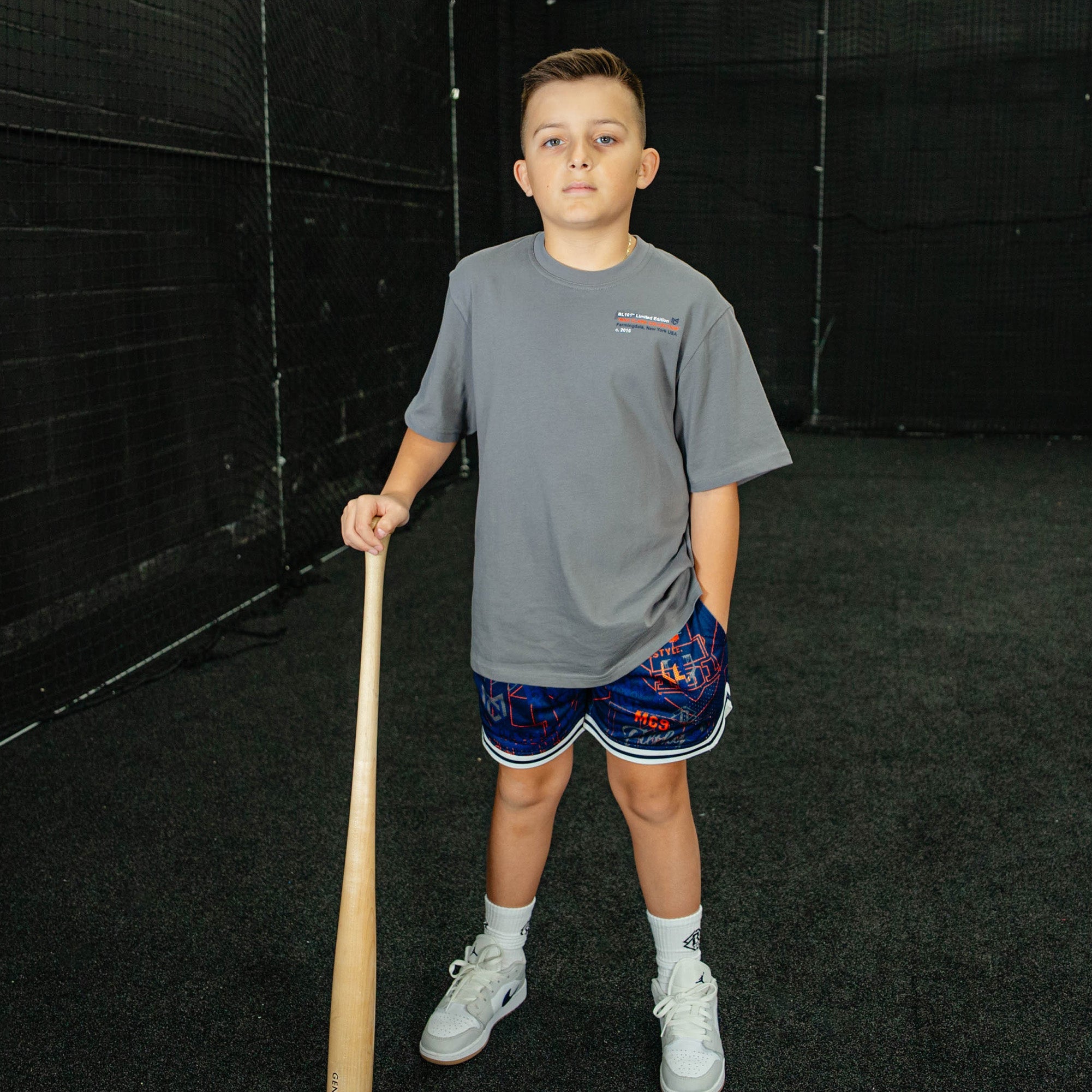 Max Clark Youth Tee - Gray
