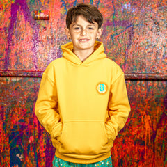 Splatter Youth Hoodie - Orange
