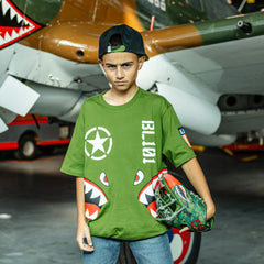 Unit 101 Youth Tee - Army Green