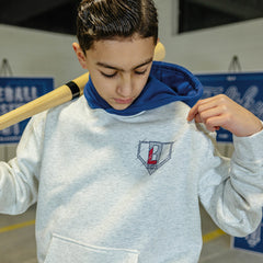 Blueprint BL Youth Hoodie - Heather Gray