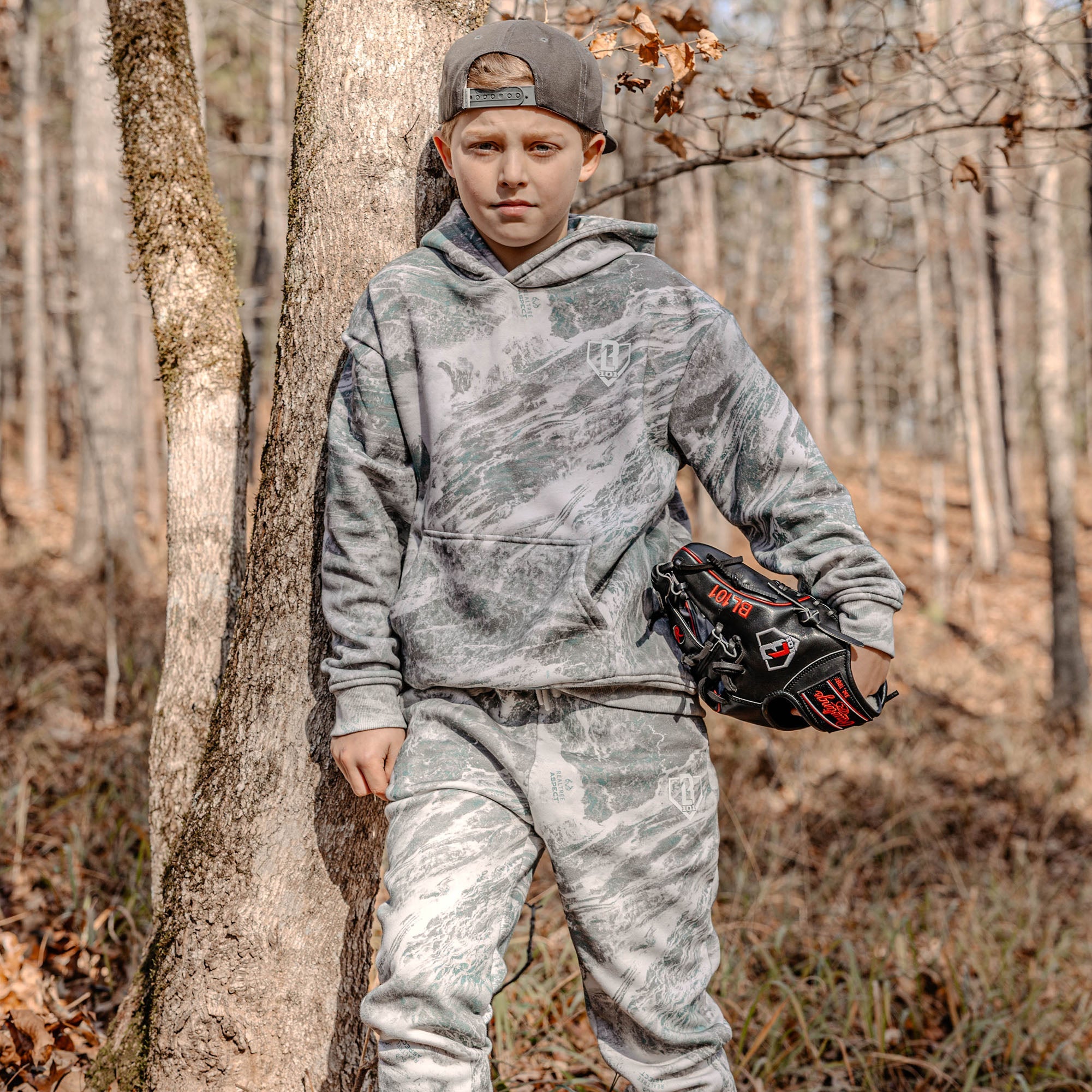 Realtree Baseline Youth Hoodie - Arctic