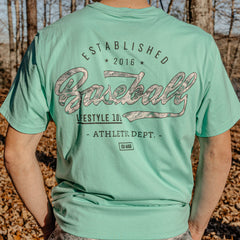 Realtree Established Youth Tee - Teal/Aspect-Arctic