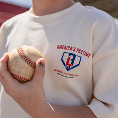 Stadium Youth Relaxed Tee - Bone