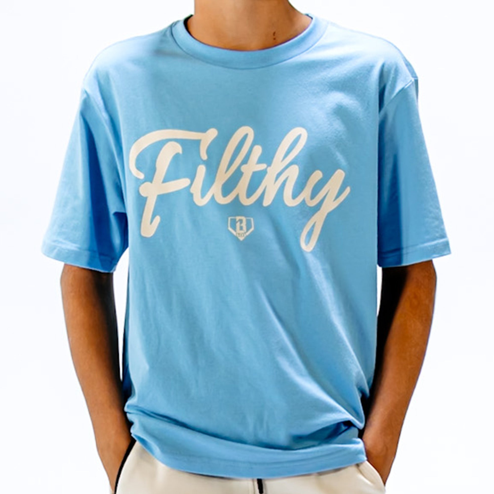 Filthy Youth Tee - BL Blue/Bone