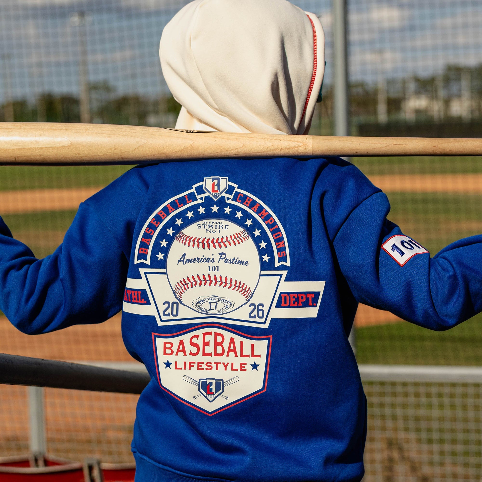 Baseball Champions Youth Hoodie - Navy
