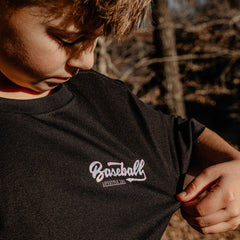 Realtree Established Youth Tee - Black/Aspect-Lavender