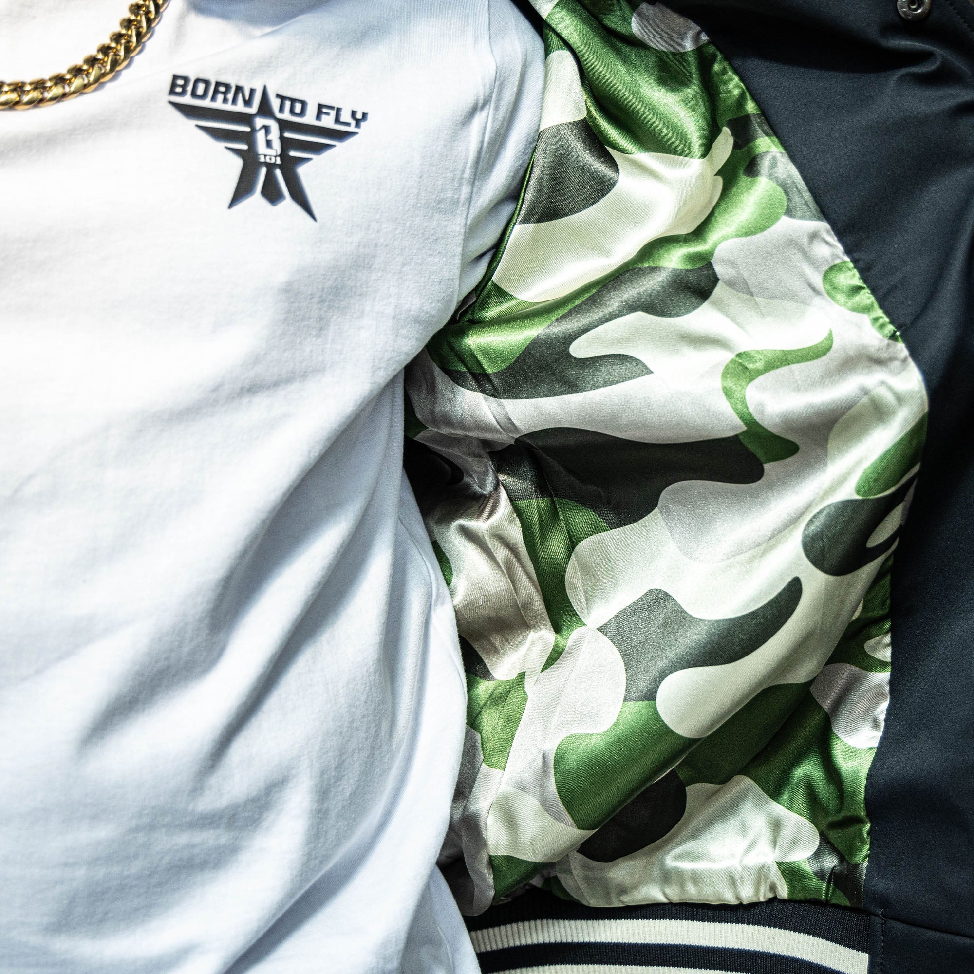 Born to Fly Youth Tee - BL White