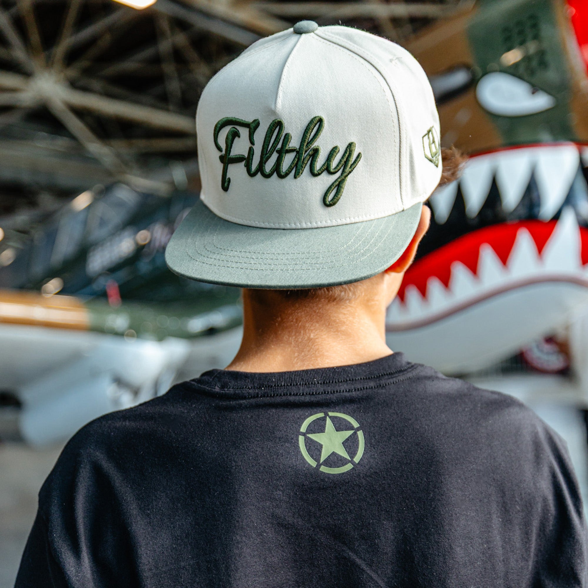 Warhawk Youth Tee - BL Black