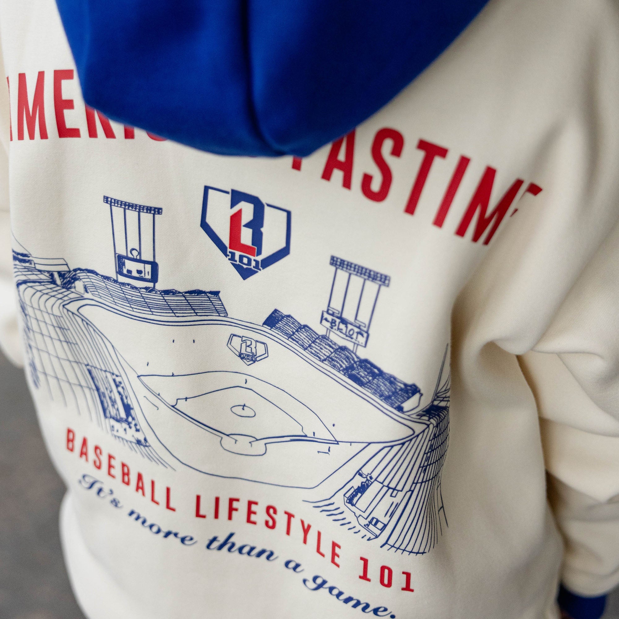 Stadium Youth Hoodie - Bone