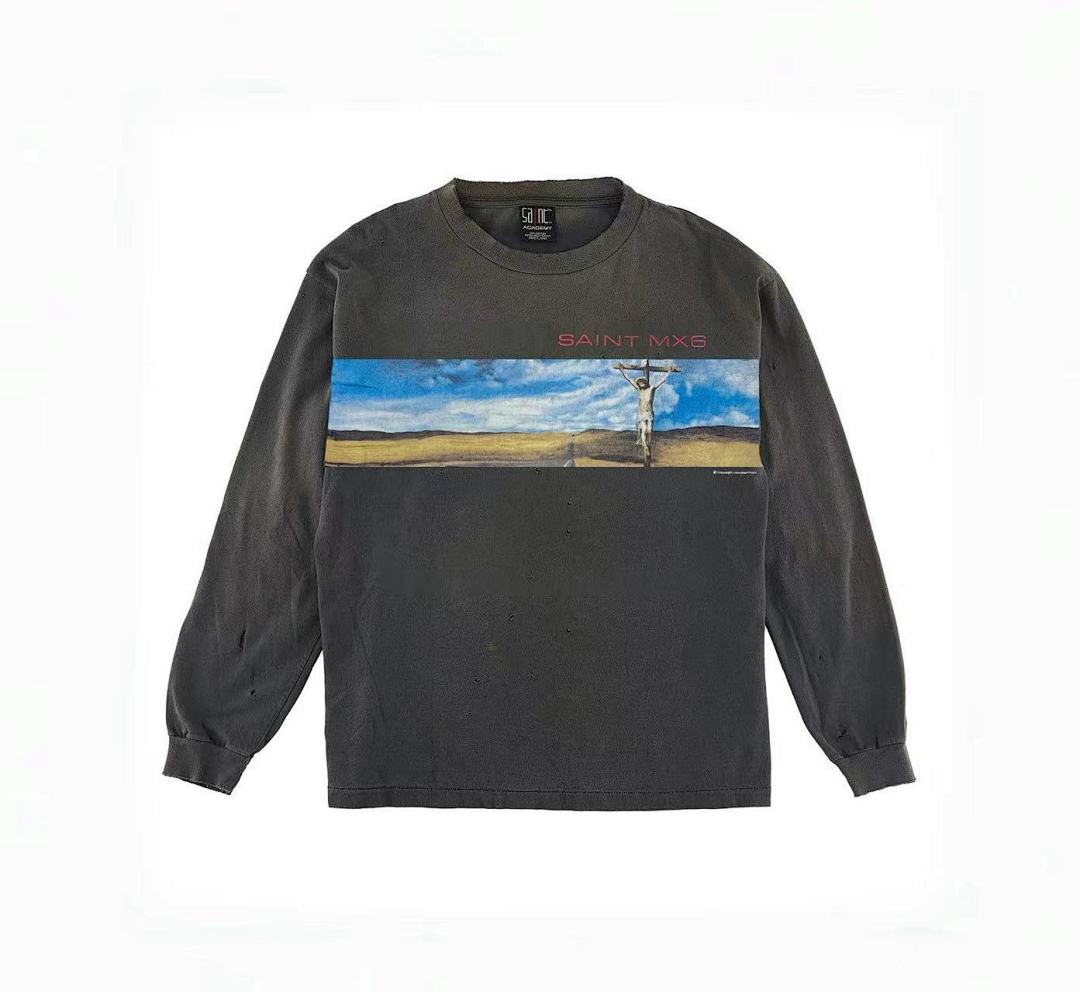 Saint Michael Landscape Photo Graphic Sweatshirt