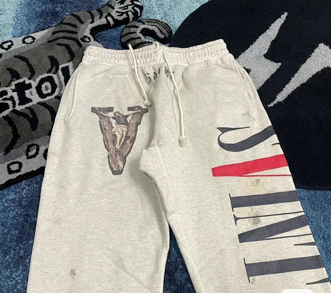 Saint Michael ST118 Graphic Patchwork Sweatpants